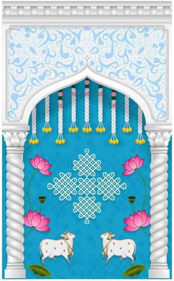 Chic Charm latest design Backderop Cloth for Pooja , Functions and Festives Design Altar Cloth