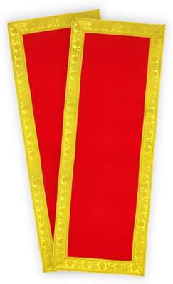 Bright and shine Used in Pooja rituals Altar Cloth(Pack of 2)