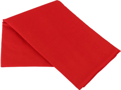 DOKCHAN Red Cotton Puja Cloth || Cotton Cloth Aasan For Pooja or Mandir Altar Cloth