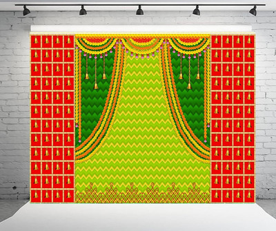 DARSHANAM WORLD 153 cm (5 ft) Long Door Polyester Semi Transparent Curtain Single Curtain(DC-7, Printed)