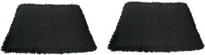 CRM TRADERS Woolen Puja Aasan Mat for Prayers - Handmade Pooja Mat 21 x 22 inch Altar Cloth(Pack of 2)