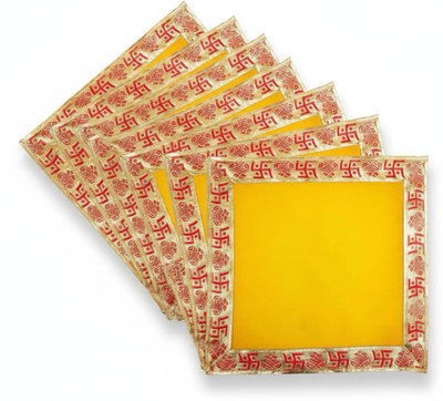 Pink Sky VELVET AASAN Altar Cloth(Pack of 8)