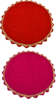 Navti Creations Thaalposh Altar Cloth(Pack of 2)