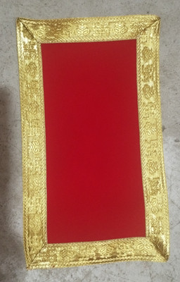 BIKASH Hindu Altar Cloth(Pack of 3)
