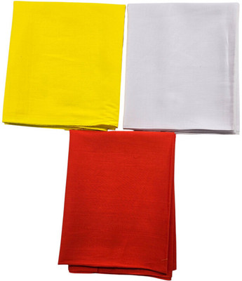 AMBIKASTORES Pooja Aasan Cloth Altar Cloth(Pack of 3)
