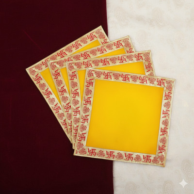 Pink Sky VELVET AASAN Altar Cloth(Pack of 4)