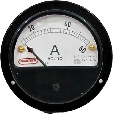 Ambika Sales POLOTECH 1OOMM 60AMP ROUND Ammeter
