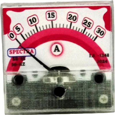 Ambika Sales Agencies SPECTRA Square Round 65MM 2.5 INCH Ammeter
