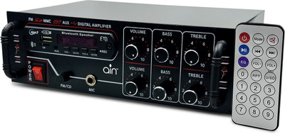 ain Amplifier surround sound Bluetooth/MIC Input/USB/SD Card Slot/AUX Input/Remote 160 W AV Power Amplifier(Black)