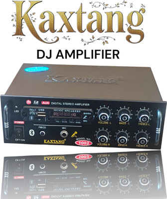 KAXTANG DJ Filter 1002BT Full Black Digital Stereo With BT/ USB/ SD-Card /FM /AUX 5000 W AV Power Amplifier(Black)