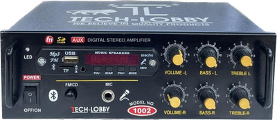 TECH-LOBBY N-3900 Slim Shape Amplfiier 140 W AV Power Amplifier(Black)