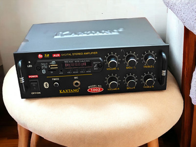KAXTANG 1002 Bluetooth Full Black Digital Stereo Amplifier BT/ USB//SD Card /FM /AUX 5000 W AV Power Amplifier(Black)