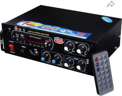 D world BT 1004 STERO AMPLIFIER 160 W AV Power Amplifier(Black)
