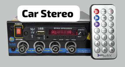 servostar india pvt ltd Car Stereo Speaker System 50 W AV Control Amplifier(Black)