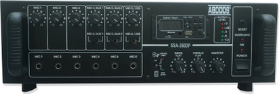 ABODOS PROFESSIONAL SSA-350DP POWER PA AMPLIFIER WITH FAN AND MEDIA CON TROLLER 350 W AV Power Amplifier(Black)