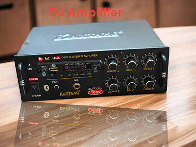 KAXTANG DJ REMIX HI FI SOUND 1002 DJ REMIX Bluetooth VERSION with BT/USB/AUX/MP 5000 W AV Power Amplifier(Black)