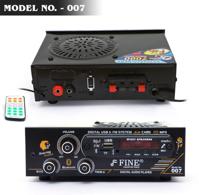 FINE Black IPL AMPLIFIER Multimedia Player with Bluetooth,Aux,FM Radio 150 W AV Power Amplifier(Black)