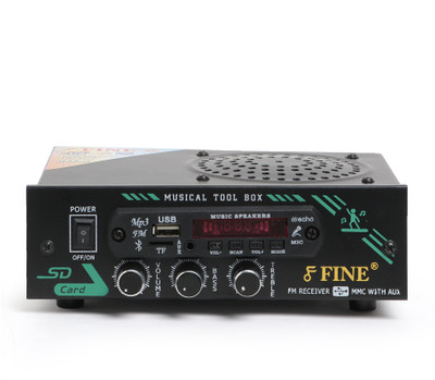 FINE 111 IPL AMPLIFIER Multimedia Player with Bluetooth,Aux,FM Radio 150 W AV Power Amplifier(Black)