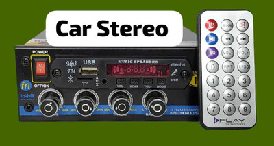 servostar india pvt ltd Car Stereo Music Player In Black 50 W AV Control Amplifier(Black)
