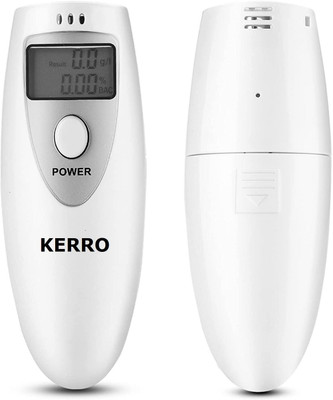 KERRO LCD BreathAnalyzer,White Alcohol Detector,Quick for Alcohol Testing Tool Sensor Analytical Scale