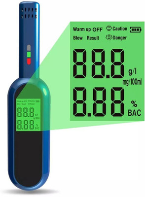 Real Instruments Professional Alcohol Tester Breathalyzer Pocket Digital Detector Breath Analyzer Analytical Scale