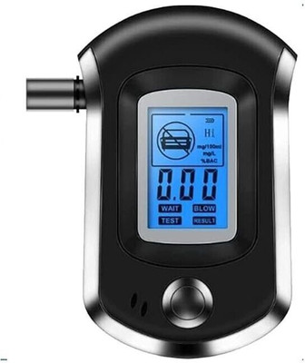 SIMMANS Portable Digital Alcohol Tester with LCD Display & 5 Mouthpieces | Premium Analytical Scale