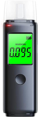 Real Instruments Alcohol Tester Portable Digital Rechargeable Breathalyzer Tester Mr Black 5 Analytical Scale