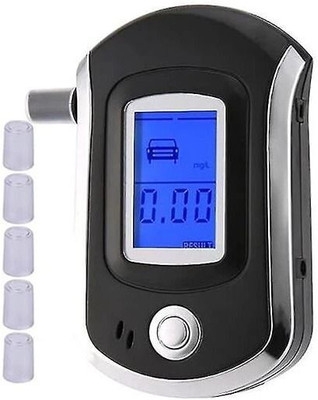 SIMMANS Premium Alcohol Tester with LCD Display & 5 Mouthpieces | Portable Analytical Scale