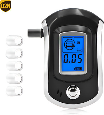 D2N Accurate Digital Alcohol Tester Machine Handheld Breathalyzer Detector 02 Analytical Scale