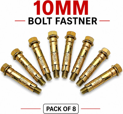 DHABSUN 10mm Expansion Anchor Bolt Fastener Hex Nut Sleeve Anchor(6.8 cm)