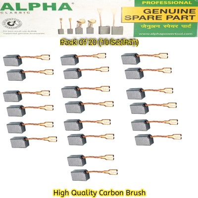 HOXIUL Dewalt Dw801 Angle Grinder Spare Parts Carbon Brush 10/Set (PACK OF 20) Angle Grinder(100 mm Wheel Diameter)