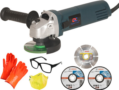 Digital Craft MATRIX -AG6-6100 POWERFUL 670W ANGLE GRINDER POLISHING / GRINDING KIT WITH FREE BOSCH COMBO OFFER CUTTING WHEEL FOR MARBLE/GRANITE/CONCRETE,GRINDING DISCS. Angle Grinder(100 mm Wheel Diameter)