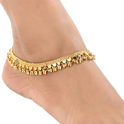 AanyaCentric Alloy Anklet(Pack of 2)