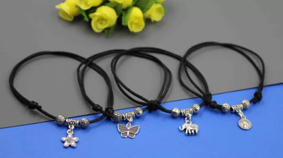 AGASTYA CREATIONS Cotton Dori Anklet(Pack of 4)