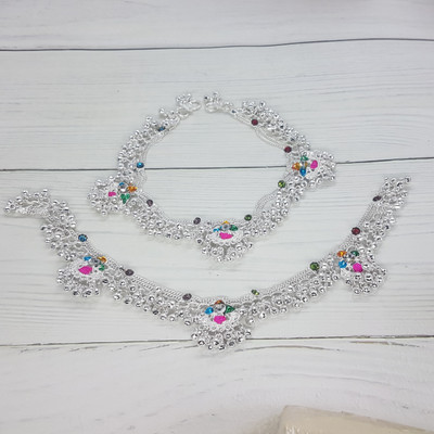 BR Ornaments Alloy Toe Anklet(Pack of 2)