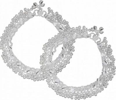 LAKSHYA COLLECTIONS ANklets for every one Alloy Anklet(Pack of 2)