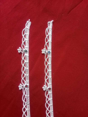 Saru collection Silver Anklet