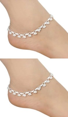 Pamadhya Metal Anklet(Pack of 2)