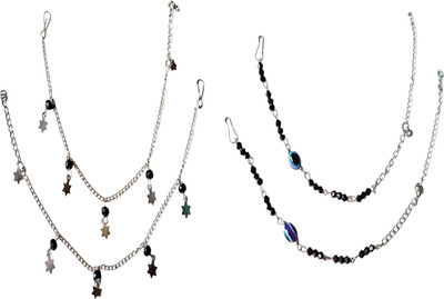 ANAY Anklet Set Alloy Anklet(Pack of 4)