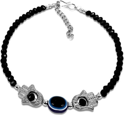 RiaeAbove Lucky Hand Palm Nazariya Brass Anklet