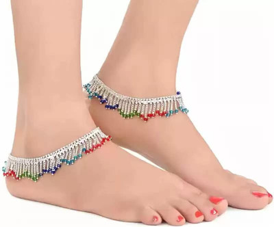 Minkiya Black Color Parda Anklet for Women's Copper Anklet