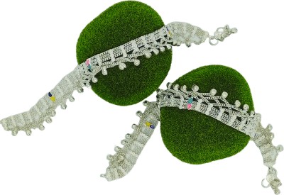 Sulakshyaa Silver plated Payal,Anklet,pajeb,Painjan,metal,Ghungroo Anklet,Pattilu Alloy Anklet(Pack of 2)