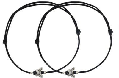 Hulasi Butterfly Bead Anklet Combo Sterling Silver Anklet(Pack of 2)