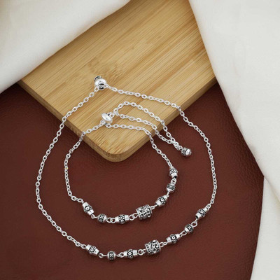 VADHER Silver Anklet