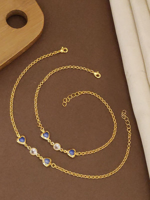 maa IMITATION Alloy Anklet(Pack of 2)