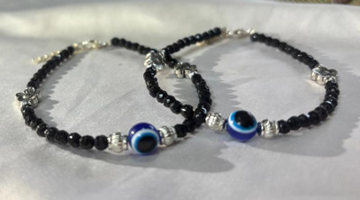 THE CMPLETE COLLECTIONS Crystal Anklet(Pack of 2)