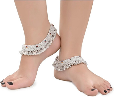 Payal Alloy Anklet(Pack of 2)