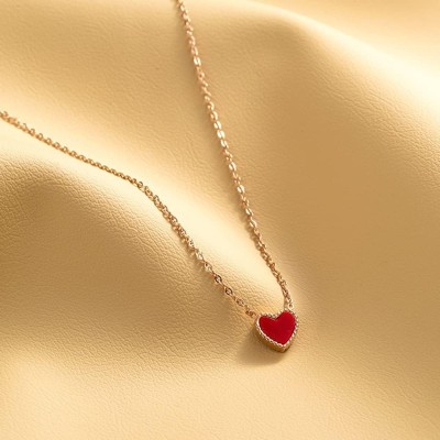 JRISSY Valentines Gift Gold Heart shaped anklet for single leg Alloy Anklet