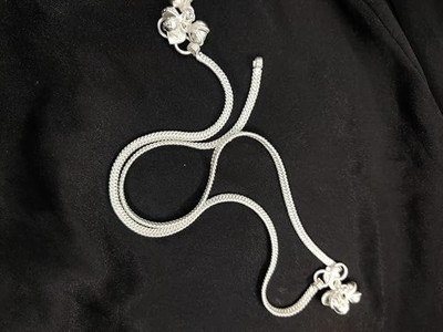 Lovemi Movements Thin Legchain/Anklet stylish thread snake payal silver plated for girls womens Alloy Anklet