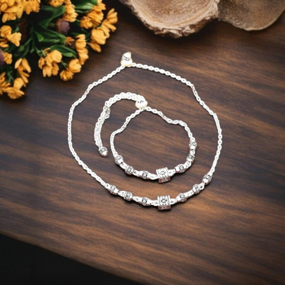 creenara Silver Anklet